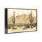 Stupell Industries Desert Landscape Vintage Sepia Framed Giclee, design by Petal Prints Design